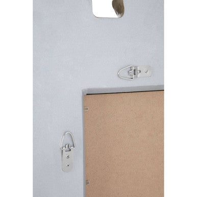 Champagne Finish Clamshell Design Wall Mirror | Sinarge