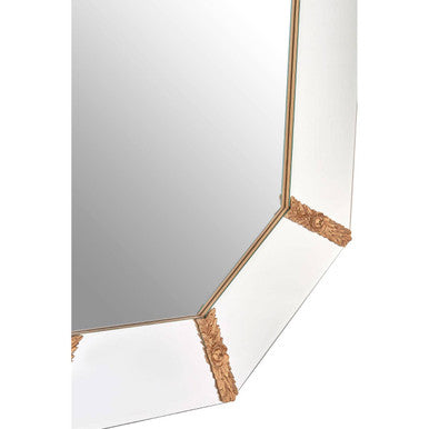 Wall Mirror with Gold Resin Frame | Milana