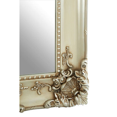 Ornate Silver Frame Wall Mirror | Cara