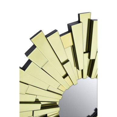 Large Circular Wall Mirror | Glitzy