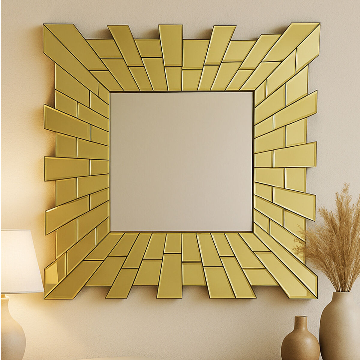 Small Square Wall Mirror | Glitzy