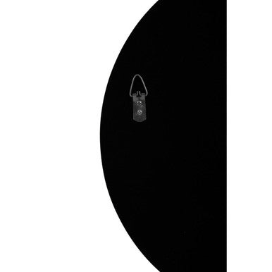 Athena Small Round Wall Mirror With Silver Frame