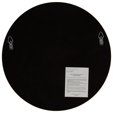 Athena Small Round Wall Mirror With Gold Frame