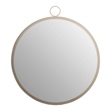 Karval Round Wall Mirror With Gold Finis