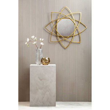 Farran Gold Finish Wall Mirror