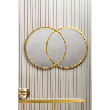 Farran Overlapped Circles Wall Mirror