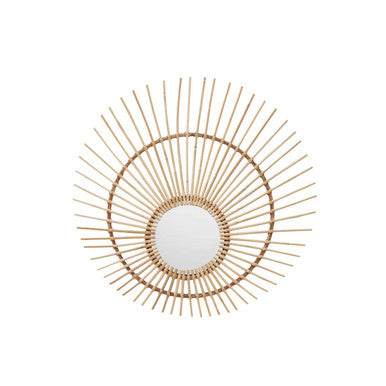 Mataram Natural Rattan Wall Mirror