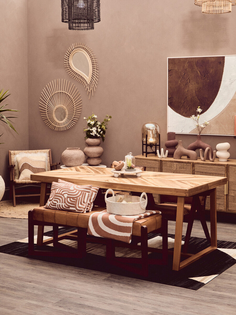 Natural Rattan Wall Mirror | Mataram