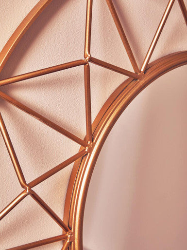 Matera 3D Round Wall Mirror