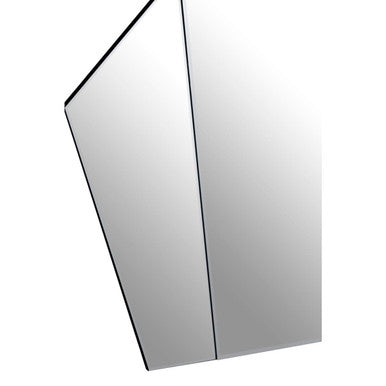 Yula Triangular Wall Mirror With Silver