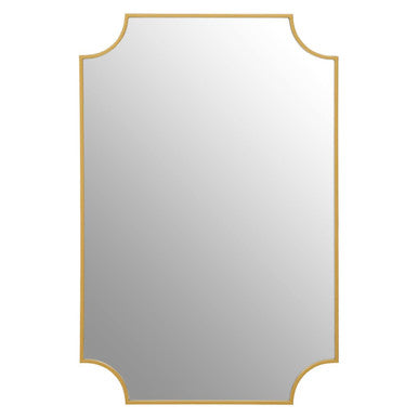 Avento Gold Inverted Corners Mirror