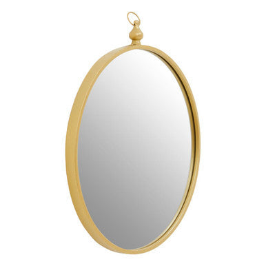 Gold Mirror with Circular Hook | Avento