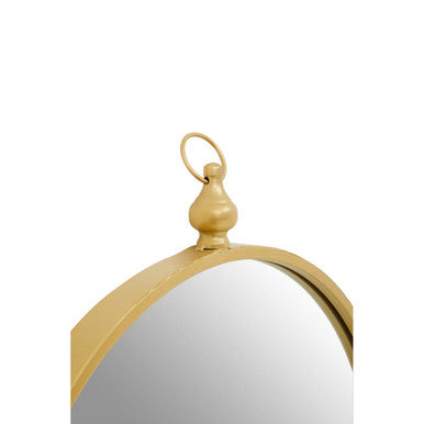 Gold Mirror with Circular Hook | Avento