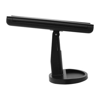 Cassini Tri Fold Border Black Table Mirror