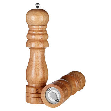 Natural Origins 20.3Cm Rubberwood Salt And Pepper Set