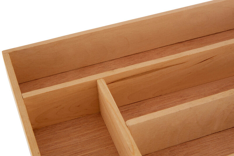 Bessan Birchwood 5 Compartment Cutlery Tray