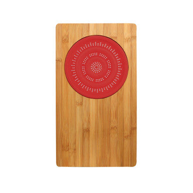 Aleki Bamboo Chopping And Serving Board With Colander