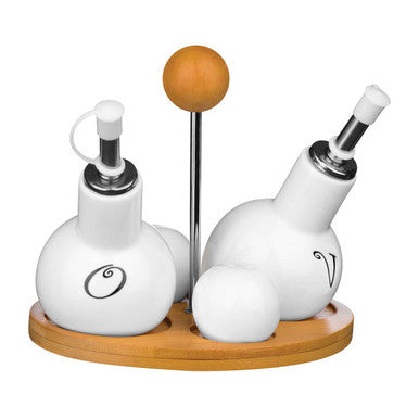 Dela 4 Piece Round Condiment Set