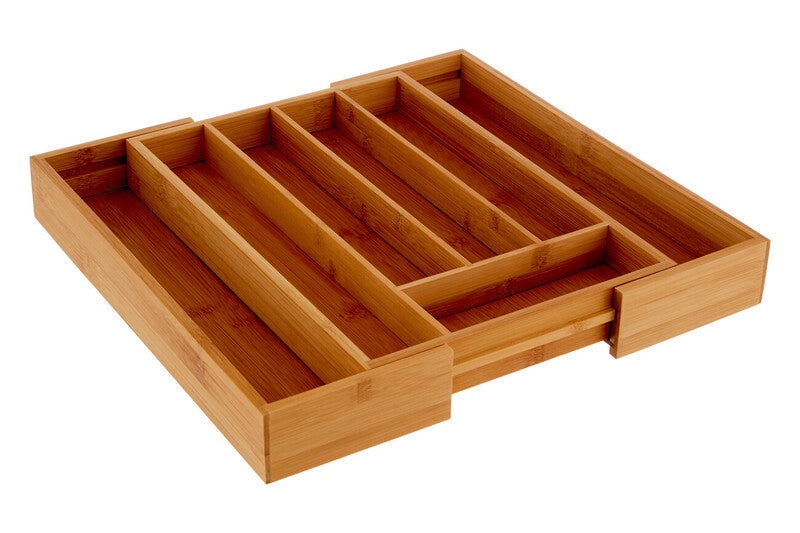 Aleki Bamboo Expandable Small Cutlery Tray