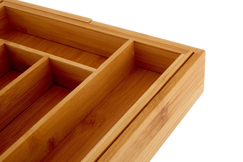 Aleki Bamboo Expandable Small Cutlery Tray