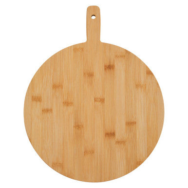 Aleki Bamboo Round Paddle Chopping And Serving Board
