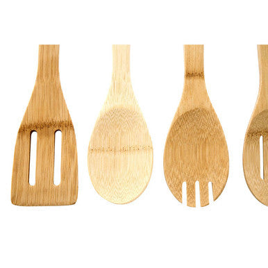 Aleki 6Pc Bamboo Kichen Utensil Set