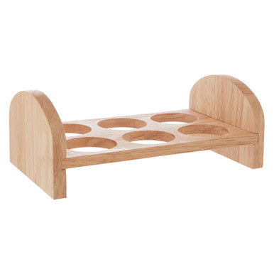 6 Hole Rubberwood Egg Rack | Nash