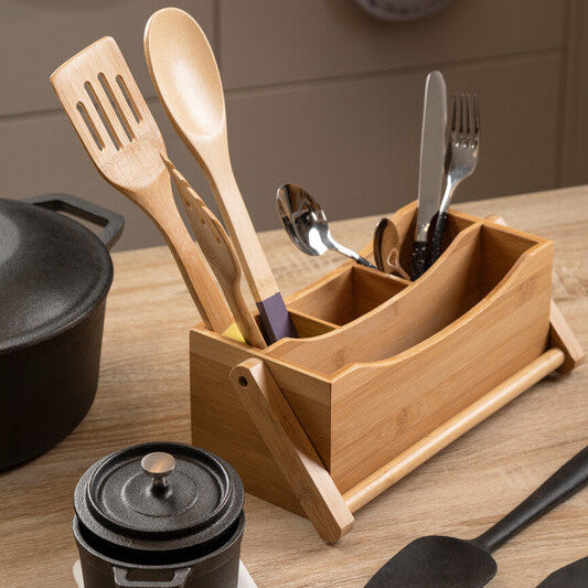 Aleki Bamboo Utensil Or Cutlery Holder