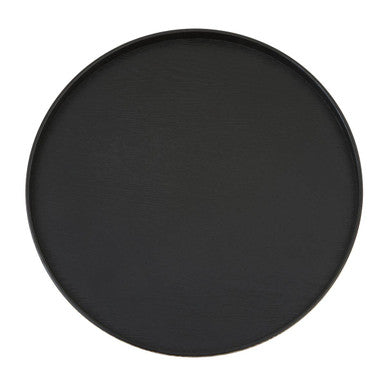 Bessan Large Black Fir Wood Tray