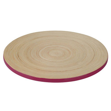Kyoto Raspberry Bamboo Placemat