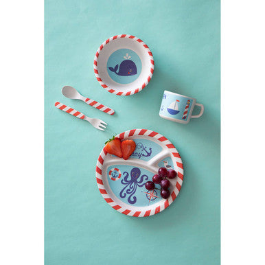 Eden 5Pc Kids Pirate Dinner Set