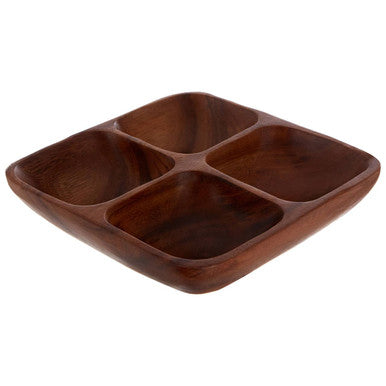 Kora Acacia Four Section Serving Dish