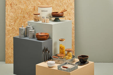 Kora Acacia Large Round Salad Bowl