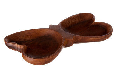 Acacia Butterfly Shaped Serving Dish | Kora