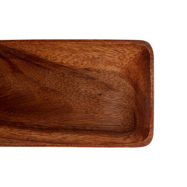 Kora Acacia 3 Piece Serving Dish Set With Tray