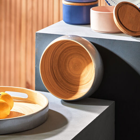 Kyoto Small Silver Bamboo Bowl