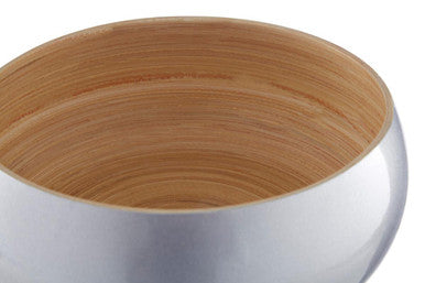 Kyoto Small Silver Bamboo Bowl
