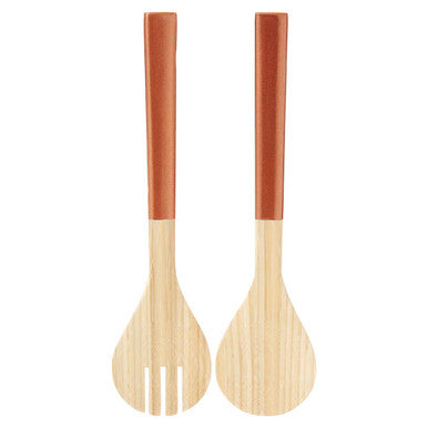 Rose Gold Salad Servers | Kyoto