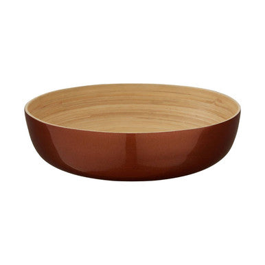 Rose Gold Salad Bowl with Raised Edges | Kyoto