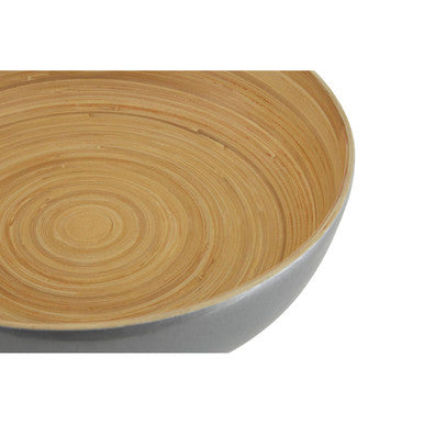 Silver Salad Bowl with Raised Edges | Kyoto