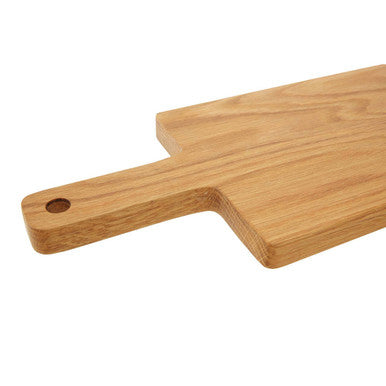Rectangular Small Oak Wood Paddle Chopping And Serving Board