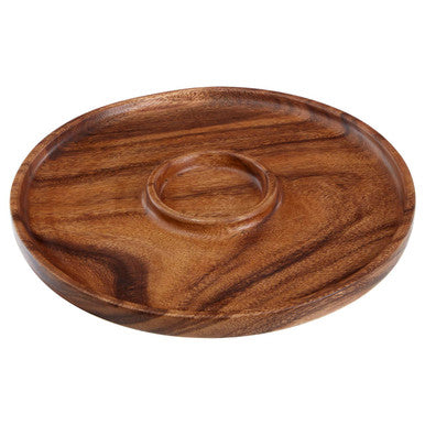 Kora Acacia Chip And Dip Dish