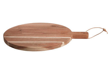 Socorro Medium Round Acacia Wood Chopping And Serving Board