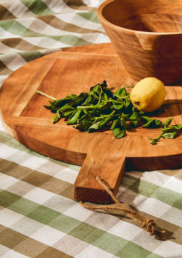 Medium Round Acacia Wood Chopping and Serving Board | Socorro