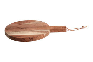 Socorro Acacia Wood Extra Small Round Chopping And Serving Board