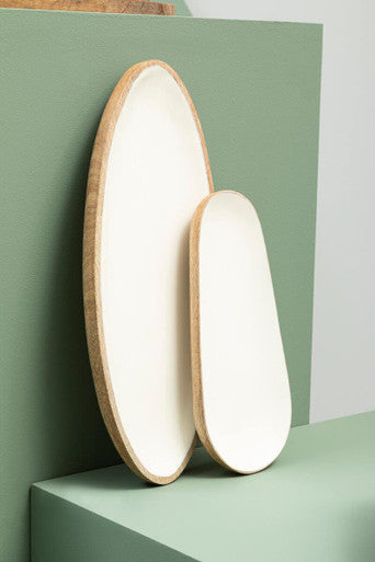 Mango Wood Small Oval Serving Dish | Kara
