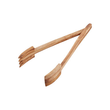Kora Olive Wood Serving Tongs