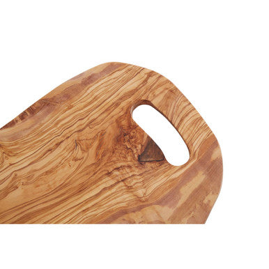 Serving Board with Handle in Olive Wood | Kora