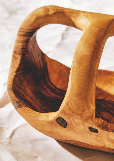Kora Olive Wood Fruit Bowl