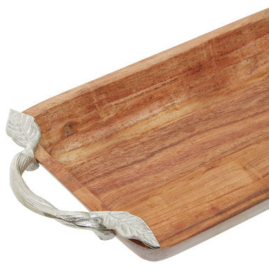 Vine Acacia Wood  Rectangular Bowl